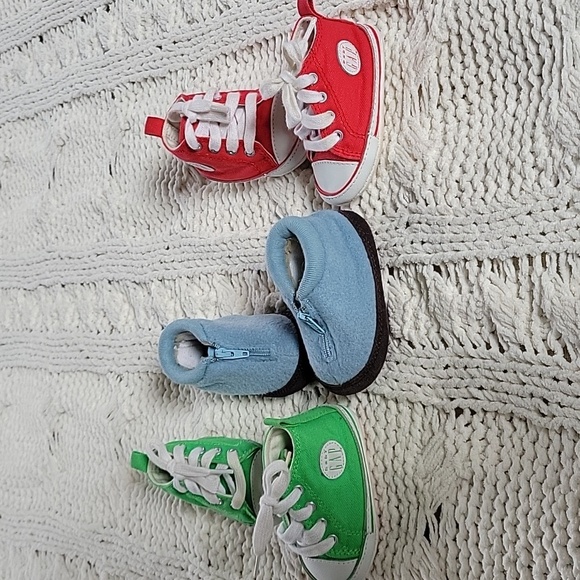 Gap Baby Gap‎ Bundle Of Shoes Size 1 Vintage Boy Or Girl - Picture 2 of 16